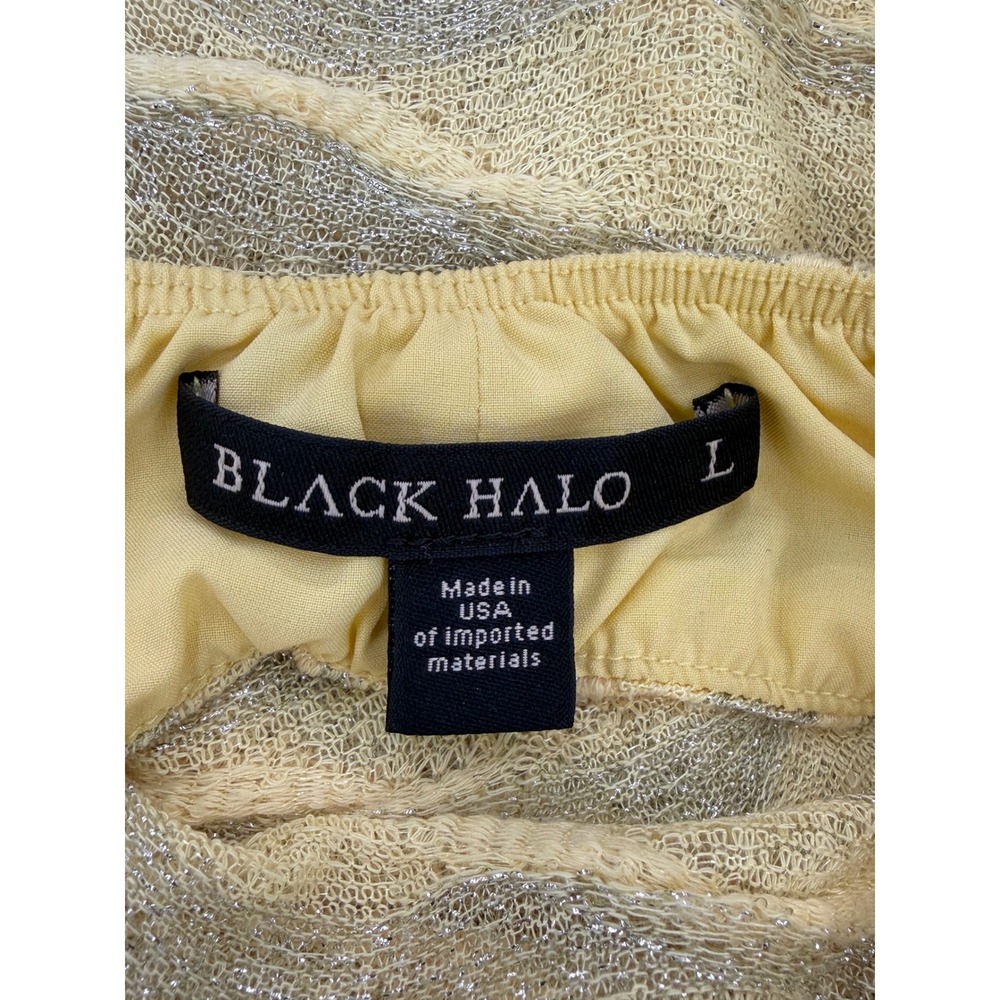 Black Halo Athena Midi Dress Large - Picture 6 of 6